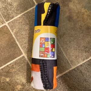 2/15* M&M'S Multicolor Fleece Blanket